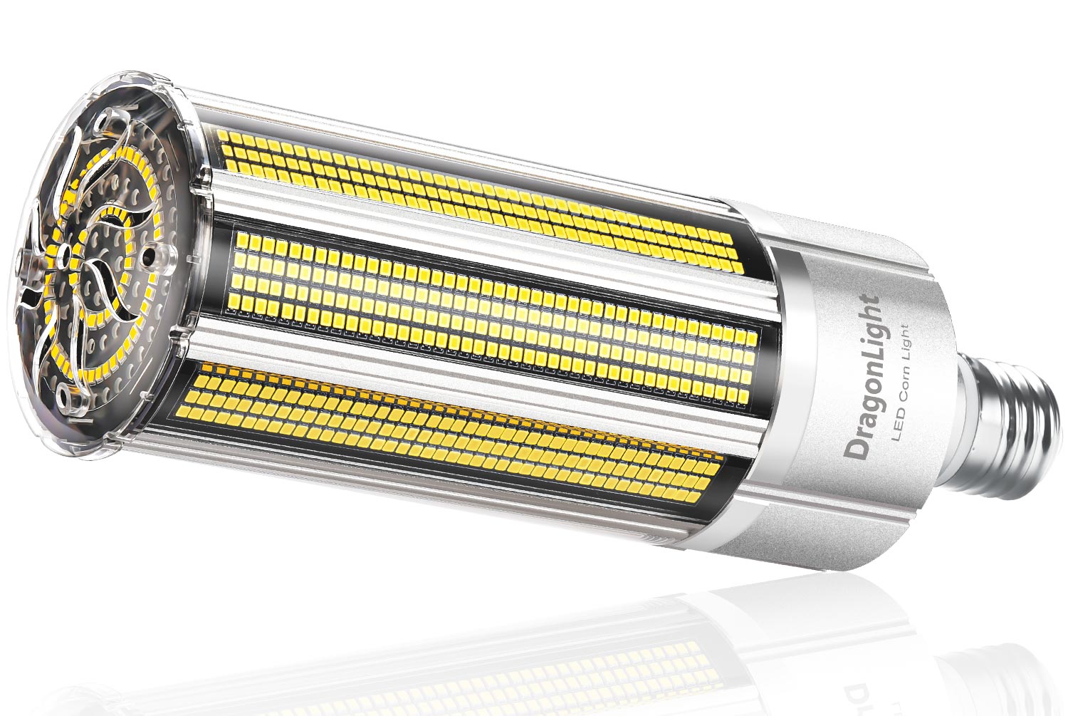 2025 Upgraded 240W Commercial Grade LED Corn Bulb Fanless 5000K