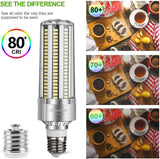 DragonLight 54W LED Corn Bulb 6000K Daylight E26/E39 Base 6,500LM - UL Listed