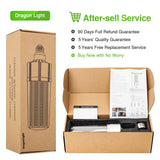 DragonLight 80W Commercial Grade LED Corn Bulb 5000K Daylight E26/E39 Base 9,600LM - UL Listed