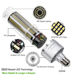 DragonLight 200W 5000K Суперяркая светодиодная лампа для кукурузы дневного света - внесена в список UL