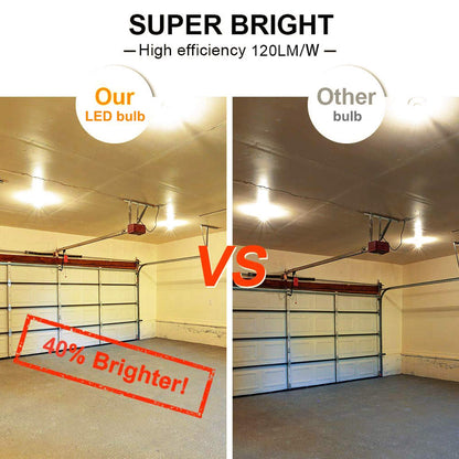 DragonLight 60W LED Corn Bulbs 3000K Warm White E26/E39 Base 7,200LM [Twin Value Pack]