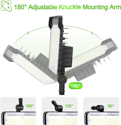 DragonLight LED Flood Light Outdoor 240W 5000K 36,000LM, Commercial Grade