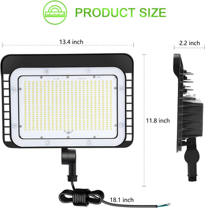 DragonLight LED Flood Light Outdoor 240W 5000K 36,000LM, Commercial Grade