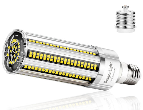 2023 Upgraded 50W LED Corn Bulb Fanless 6000K Daylight E26/E39 Base 6,000LM - UL Listed