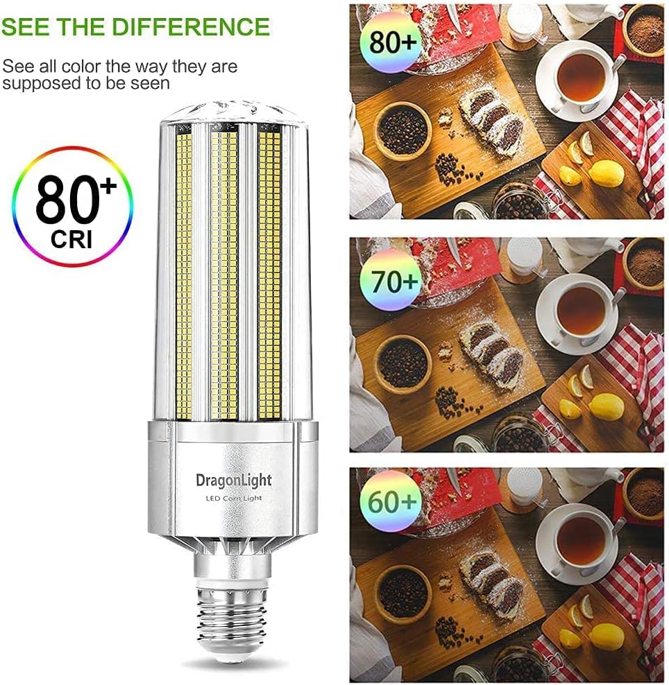 DragonLight 150W Commercial Grade LED Corn Bulb 5000K Daylight E39 Base 20,250LM - UL Listed
