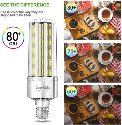 DragonLight 150W Commercial Grade LED Corn Bulb 5000K Daylight E39 Base 20,250LM - UL Listed