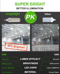DragonLight 54W Super Bright Corn LED Light Bulb E26/E39 Large Mogul Base LED Lamp 6000K Daylight 6,500LM- UL Listed