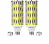 DragonLight 120W LED Corn Bulbs 5000K Daylight E26/E39 Base 14,400LM [Pack of 2]