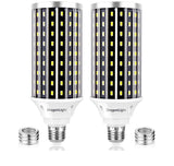 Суперяркие светодиодные лампы DragonLight 50 Вт для кукурузы E26/E39 Светодиодная лампа Mogul Base — 6000K, дневной свет, 5500 люмен, индекс цветопередачи 90+ для освещения больших площадей — Garage Shop Warehouse Barn [Twin Value Pack]