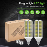 DragonLight 120W LED Corn Bulbs 5000K Daylight E26/E39 Base 14,400LM [Pack of 2]