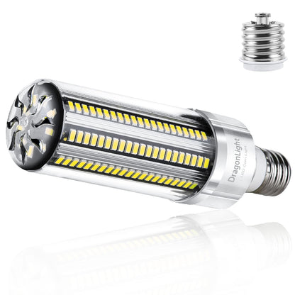 DragonLight 60W LED Corn Bulb 6000K Daylight E26/E39 Base 7,200LM - UL Listed
