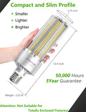 DragonLight 240W Corn LED Light Bulb E39 Mogul Base Commercial Grade LED Lamp 5000K 32,400lm [Pack of 5]
