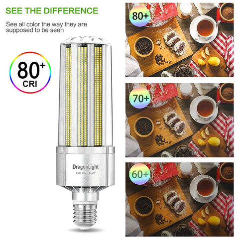 240 Watt E39 LED Corn Light Bulb - 32,200 Lumens - 5000K