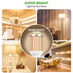 DragonLight 30W 3000K Warm White Super Bright LED Corn Light Bulbs[Twin Value Pack]
