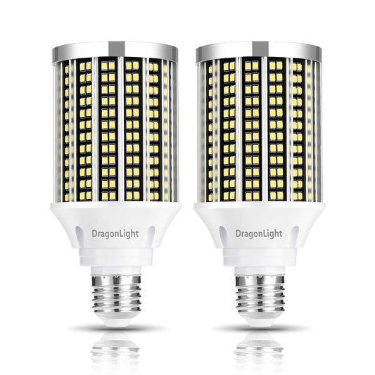 DragonLight 30W LED Corn Bulbs 6000K Daylight E26 Base 3,600LM [Pack of 2]