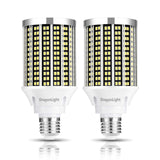 DragonLight 30W 6000K Daylight Super Bright LED Corn Light Bulbs[Twin Value Pack]