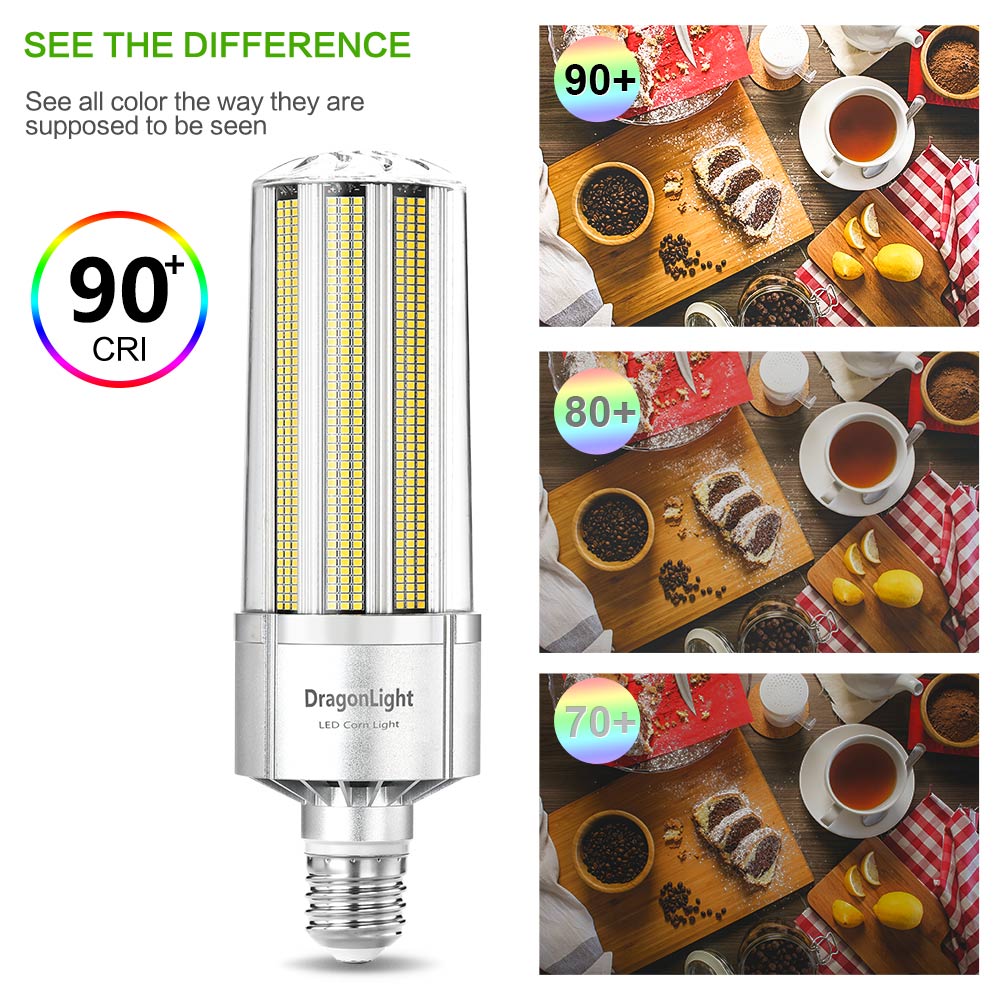 DragonLight 240W Commercial Grade LED Corn Bulb 5000K Daylight E39 Base 32,400LM - UL Listed