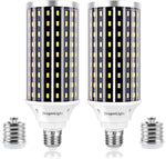 DragonLight 50W 3000K Warm White Super Bright LED Corn Light Bulbs[Twin Value Pack]