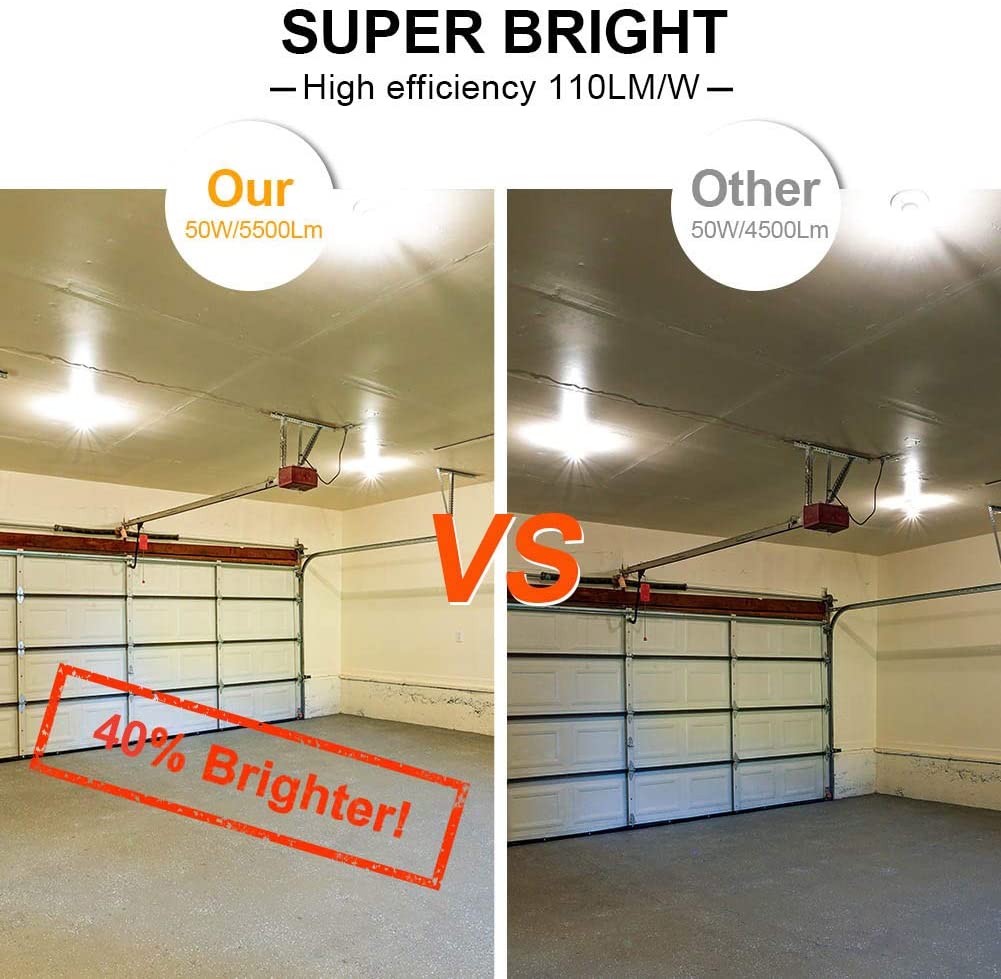 DragonLight 50W LED Corn Bulbs 3000K Warm White E26/E39 Base 5,000LM [Pack of 2]