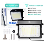 60W LED Wall Pack Light,5000K Daylight,with Dusk-to-Dawn Photocell