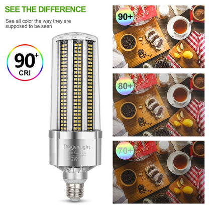 DragonLight 200W Commercial Grade LED Corn Bulb 5000K Daylight E39 Base 27,000LM - UL Listed